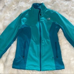 SOLD - The North Face - Women’s Blue Softshell Jacket